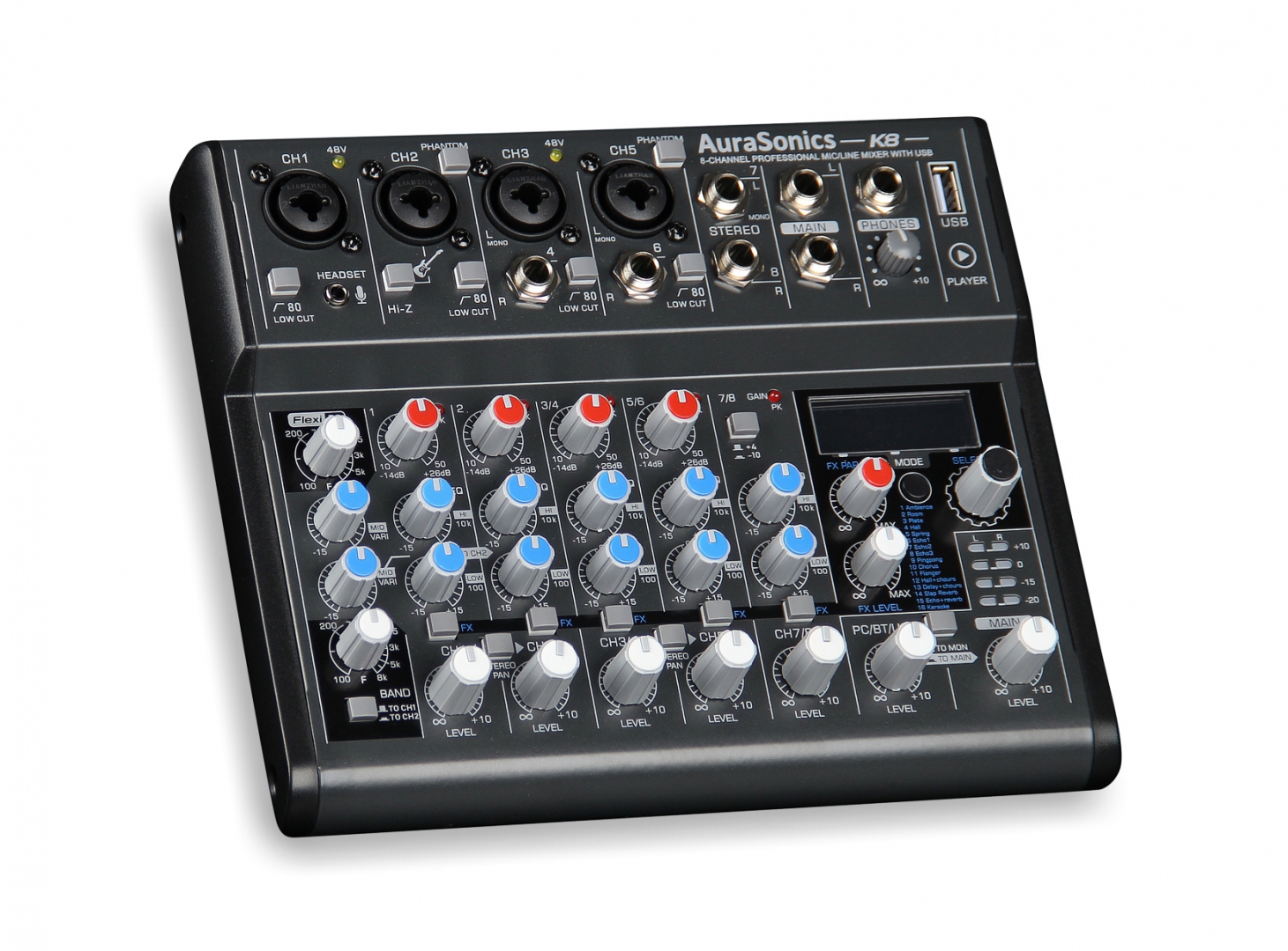 AuraSonics K8 компактный микшерный пульт в Подольске