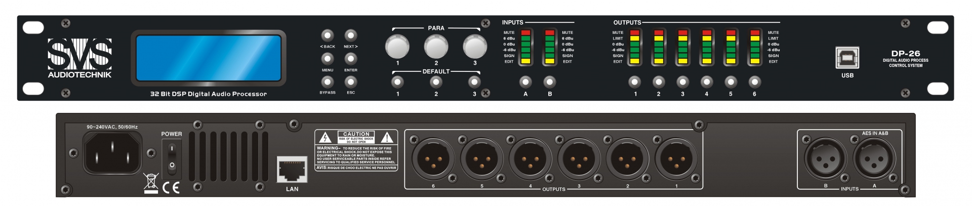 SVS Audiotechnik DP-26 Цифровой процессор: 2 входа 6 выходов в Подольске