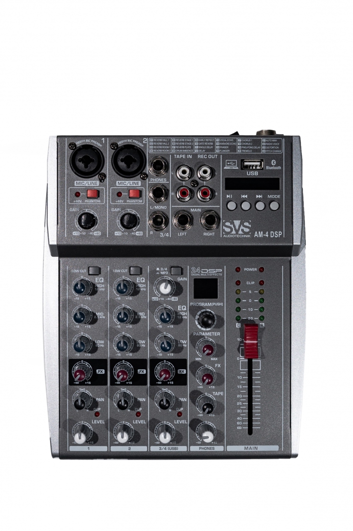 SVS Audiotechnik mixers AM-4 DSP Аналоговый микшерный пульт, 4-канала в Подольске