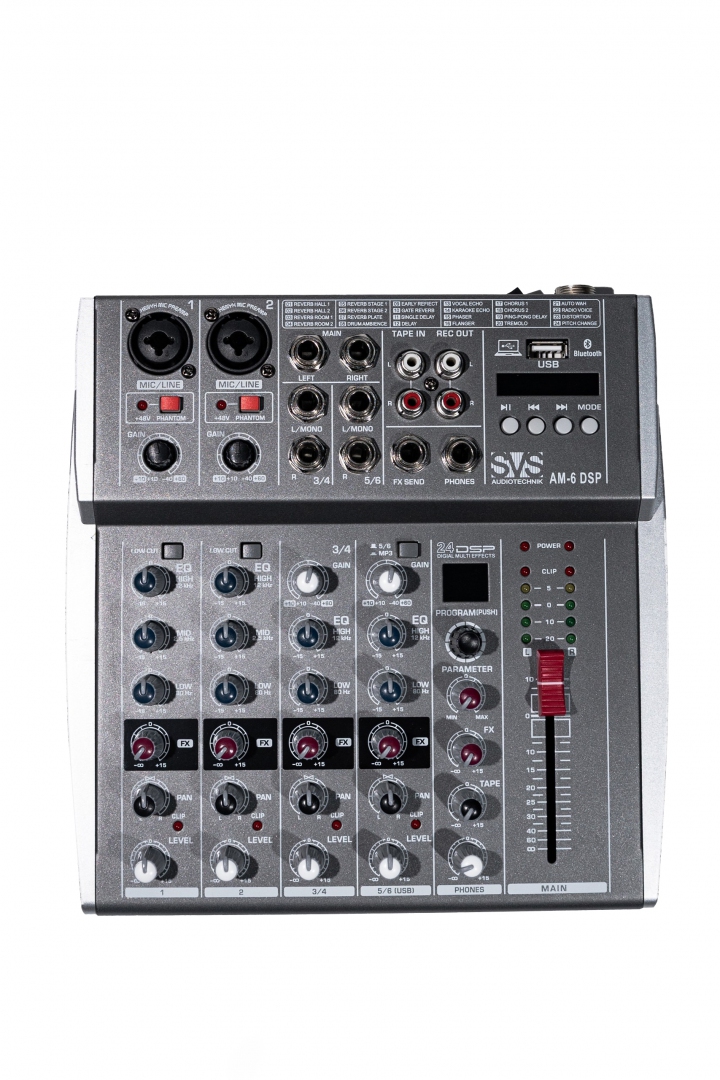 SVS Audiotechnik mixers AM-6 DSP Микшерный пульт аналоговый, 6-канальный SVS Audiotechnik mixers в Подольске