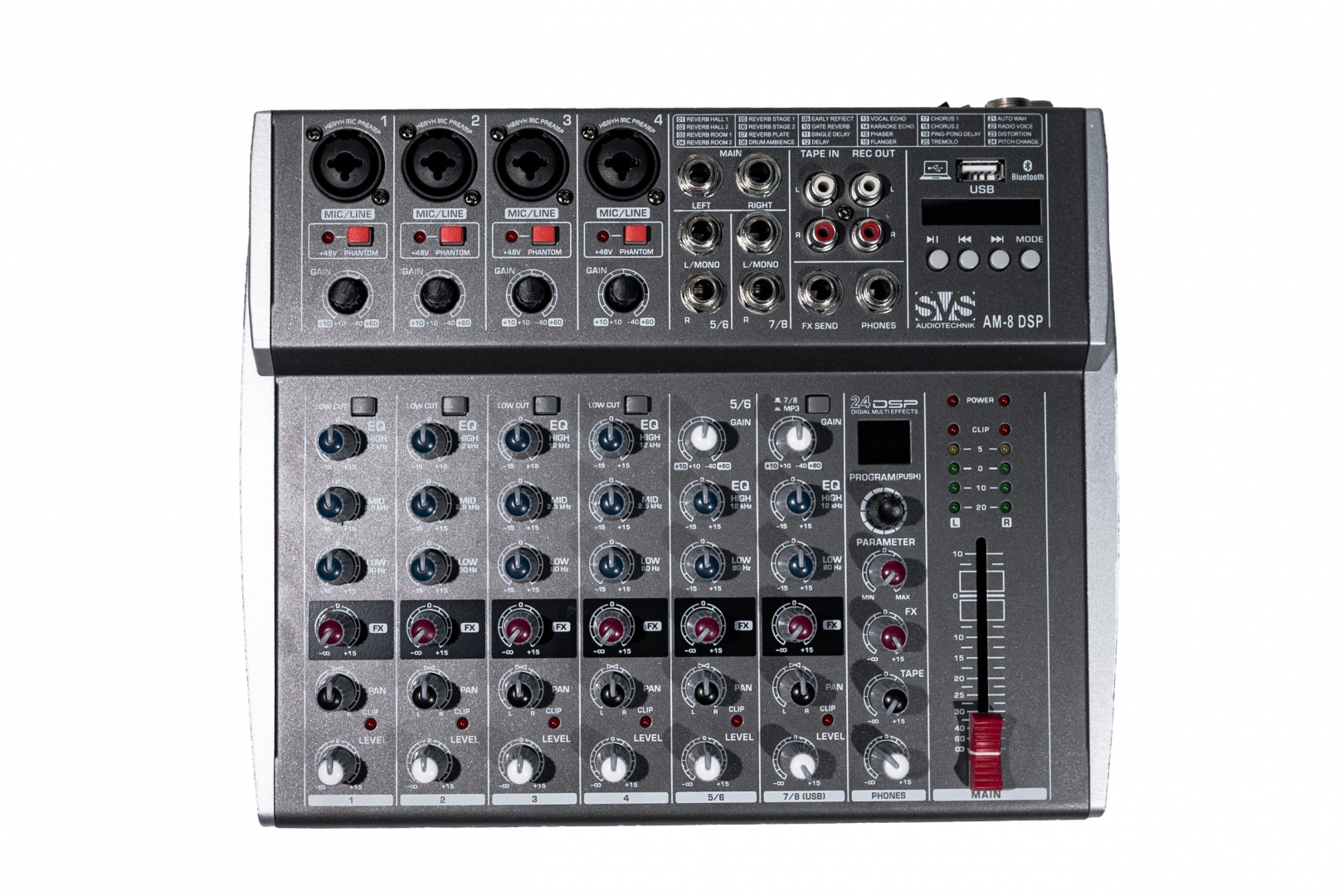 SVS Audiotechnik mixers AM-8 DSP Микшерный пульт аналоговый, 8-канальный в Подольске